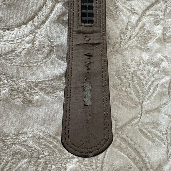 NO Holes Heavy Duty Automatic Buckle Belt Cognac Brown SzS Country Ranch Durable - Picture 8 of 10